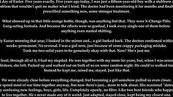 Sissy caption story his cute submissive bunny girl for easter