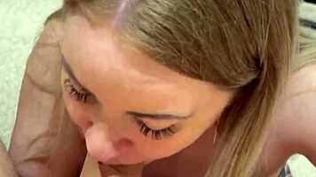Blonde Beauty Rides My Big Hard Cock