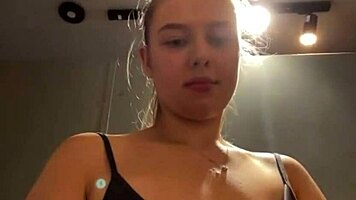 Squirting hard during public gym session