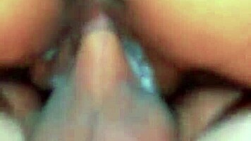 College coed rides big cock tightly