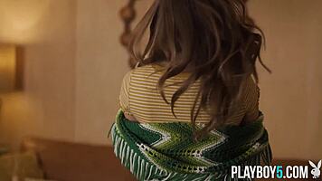 perfect ass teen blonde poses for playboy