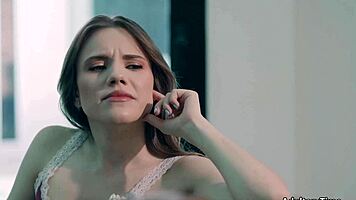 Cute teen finds guy fucking silicone toy