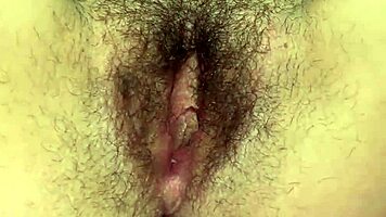 Hairy pussy milf gets fucked by young guy