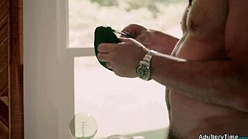 Cute teen finds guy fucking silicone toy