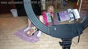 roommate uses rc car dildo on my pussy