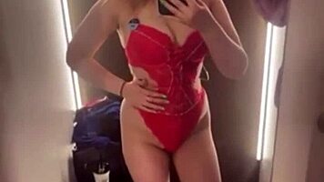 Extreme Public Show In Changing Room