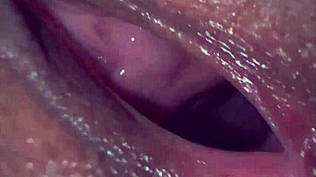extreme close up of natural teen butthole