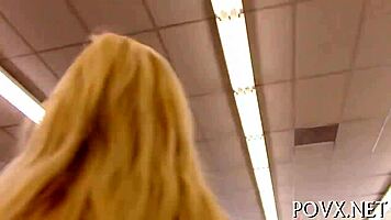 Hotty bends down for a hard fuck