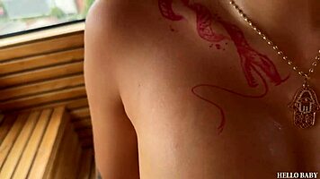 Michel Chica Gets Hot In Sauna And Begs For Rough Fuck