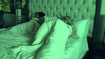 Ebony and blonde enjoy mutual pleasure