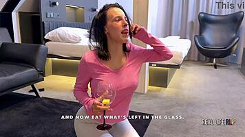 real life porno new face victoria black first rimming and hard sex