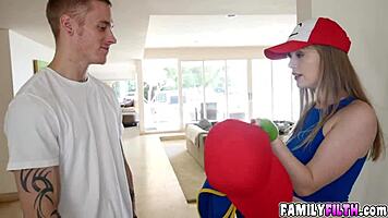 lush dolly leigh slurps large manhood for intense pleasure