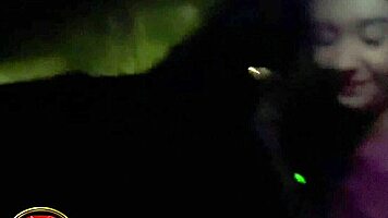 Blonde Sucks Black Cock In Car