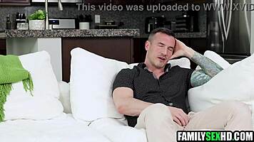 Sneaky older guy and girl fuck
