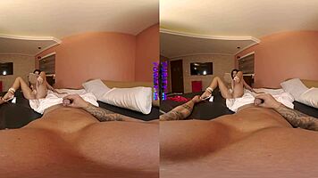 First time striptease by a beautiful amateur in a reality pov scene