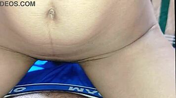 Big ass latina gets rough anal pounding