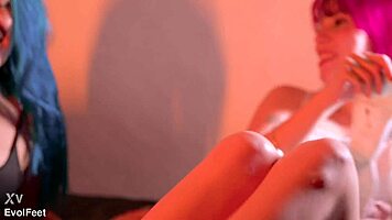 toe sucking leads to intense pleasure and release