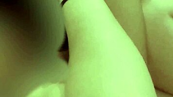 blonde couple explores hotel bedroom with intense passion