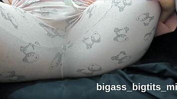 Masturbating In Pajamas With Soft Rubs