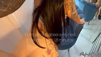 brazilian fitness babe gets creampie