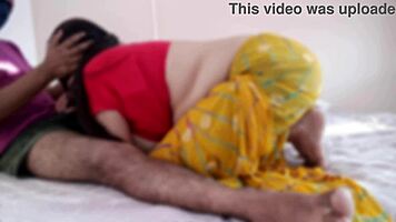 Indian woman caught during intimate act with face sitting hindi audio