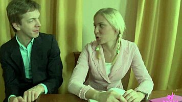 Blonde Student Enjoys Hard Anal Lesson