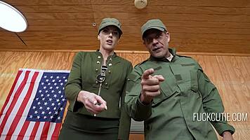 boot camp prank leads to hard drilling in roleplay