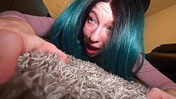 She bragged about self defense so I railed her helpless on the floor