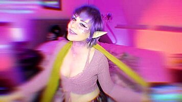 Tricky nymph cam tease session