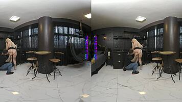 Purityvr rides in dangerous blonde pov