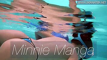 Blonde Sucks Dildo Underwater