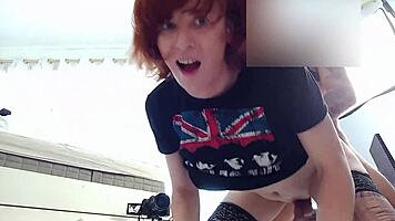 Anal creampie in tgirl big ass