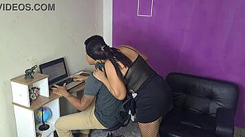 mature enjoys his cock