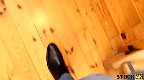 stuck4k swanky girl spends wild evening banging roomie hard