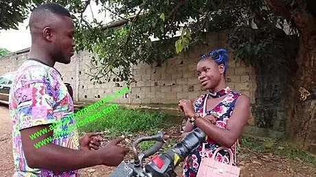 Wow! Motorcycle Taxi Driver Bangs Client Outdoors!