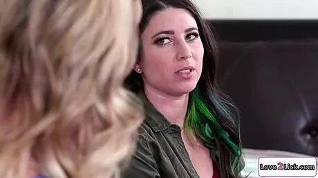 Hey, babysitter licks boss to secure her gig