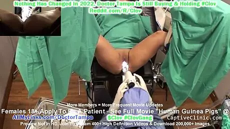 Maria Endures Doctor Tampa's Weird Electrical E-Stim Tests at CaptiveClinic