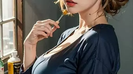 suggestive 3d hentai asian model teases with pussy play and asmr sound