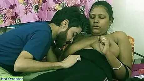 This Indian teen 18+ boy sneaks into a hotel room. He bangs the hot maid hard in a hidden spot!