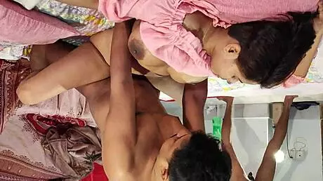 My Husband in Interracial Threesome with Friend