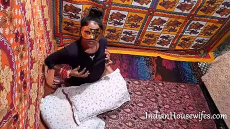 Happy Indian Couple Enjoys Intense Missionary Action