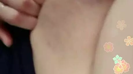 Indian beauty broadcasts live, massaging big tits on webcam