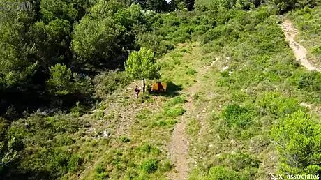 Drone Catches Young 18+ Couple FUCKING Outdoors!