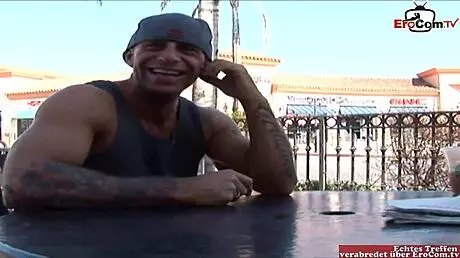 Blonde Teen 18+ with Big Tits Picked Up at Cafe for Sex