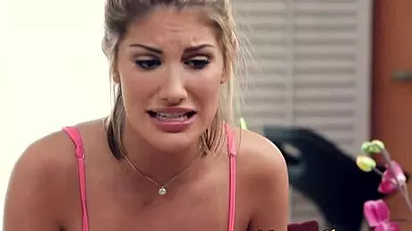 Lovely Teen 18+ Tribbing Her New Stepmom's Big Tits In Lesbian Passion!