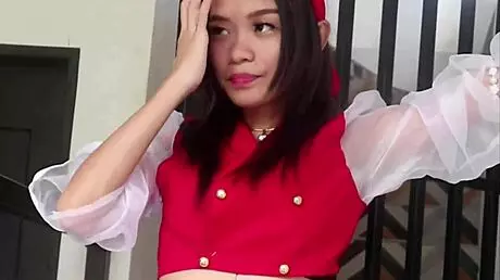 is being a filipina student this wild with white cock and ass licking after school?