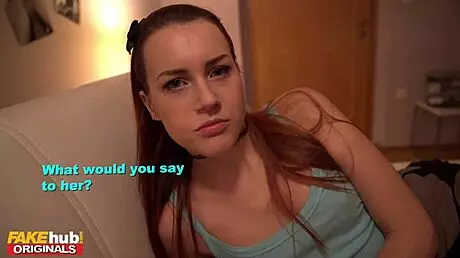 Witness a Super Cute Redhead Teen 18+ Stepsis Sharing Your Bed in POV