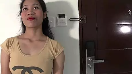 face fucking this filipino teen maid with huge tits
