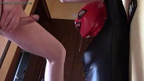 i'm wearin leather boots, givin a rough blowjob and deepthroat, then massive creampie