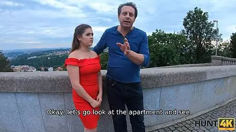 hunt4k guy sells girl's pussy for cash to sneaky hunter